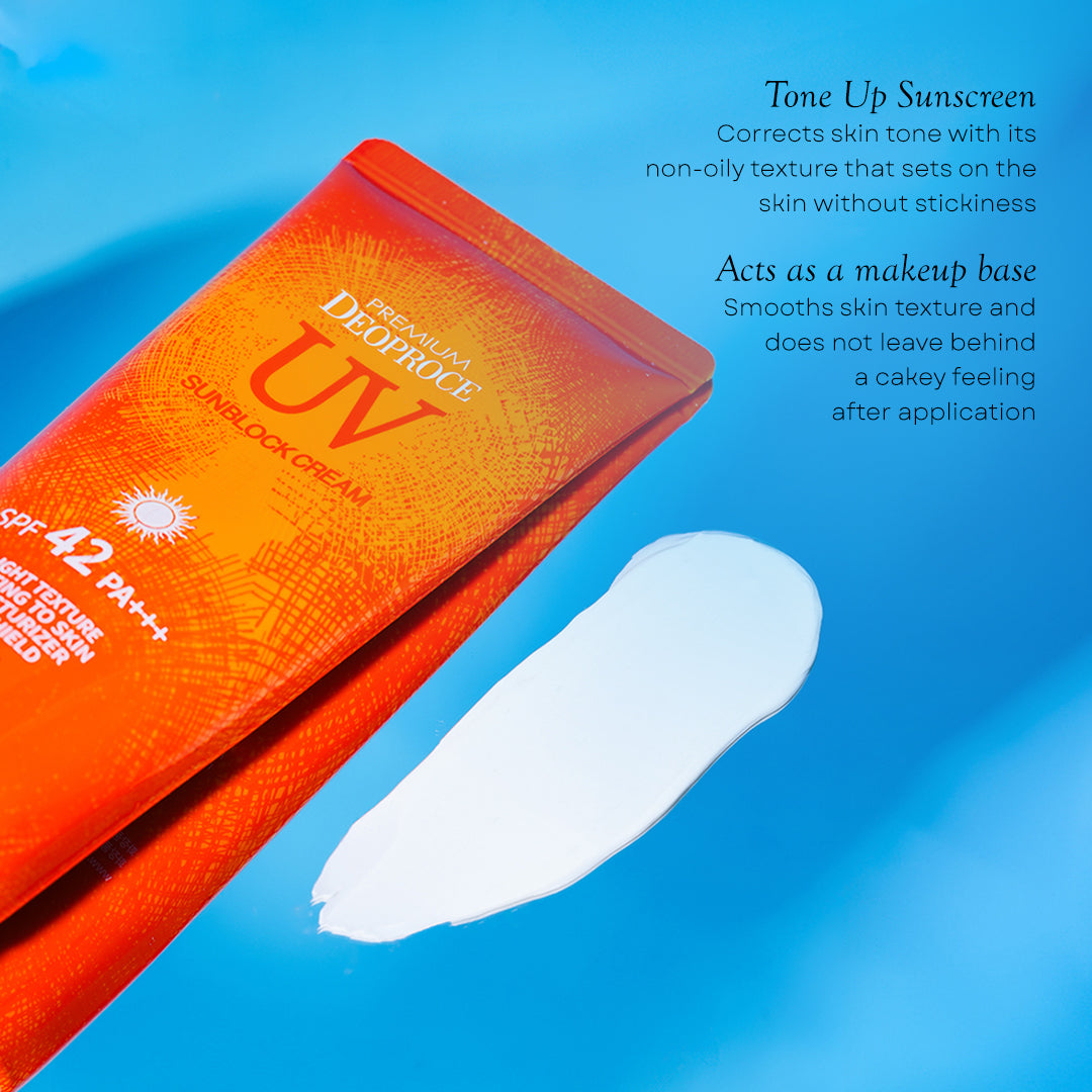 DEOPROCE PREMIUM UV DEFENCE SUNBLOCK CREAM SPF42 PA++